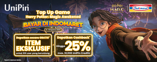Top Up Game Harry Potter: Magic Awakened, Dapatkan Item Eksklusif + Cashback hingga 25%